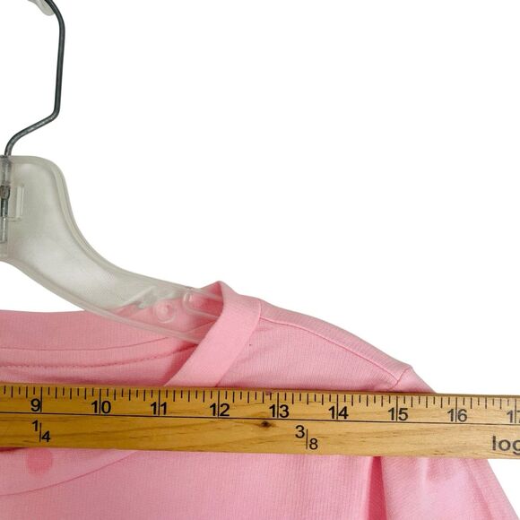 Lilly Pulitzer Rami Sweatshirt M Pink Love Embellished Cruise Resort Old Money - Picture 3 of 7